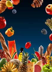 Abwaschbare Fototapete Premium foods and ingredients © Romario Ien