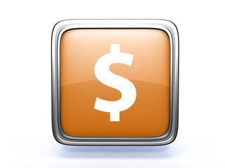 money square icon on white background