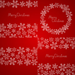 Xmas snowflakes background for Your design