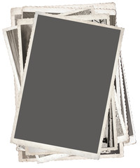 Black and white photos, Stack of Old  Photography