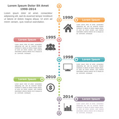 Timeline Infographics Template