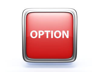 option square icon on white background