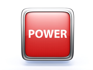 power square icon on white background