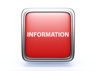 information square icon on white background