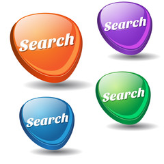 Search Colorful Vector Icon Design
