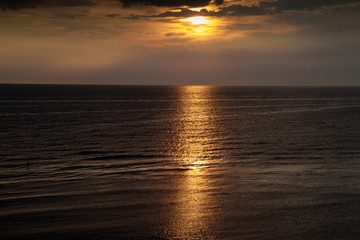 Sonnenuntergang am Meer