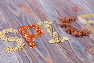 Different  spices