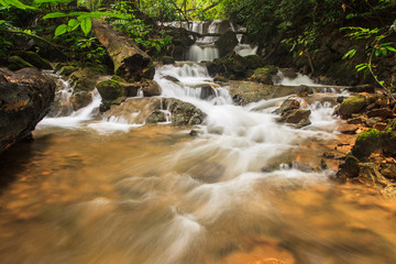 Waterfall in southern of Thailand