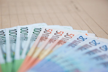 euro banknotes