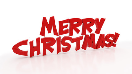 Merry Christmas lettering