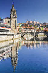 Old town of Bilbao, Basque Country (Spain)