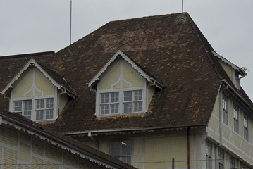 Fototapeta na wymiar German house, downtown Joinville