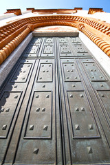 in mercallo rusty brass brown knocker a  door