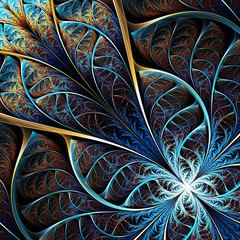 abstract fractal theme