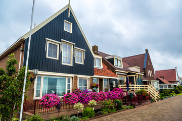 Fototapeta na wymiar Traditional houses in Holland