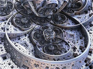 Computer rendered virtual scenery