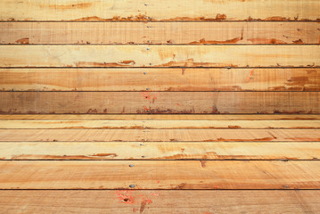 Naklejka premium Wooden decking