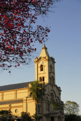 Fototapeta na wymiar Santa Teresita church, Asuncion