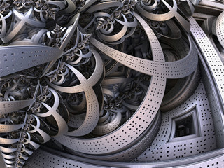 Computer rendered virtual scenery