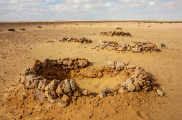 Egitto Sahara Deir el Munassib postazioni italiane