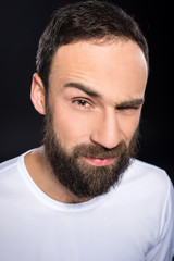 Obraz premium Bearded man