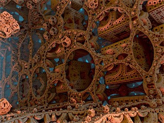 Computer rendered virtual scenery