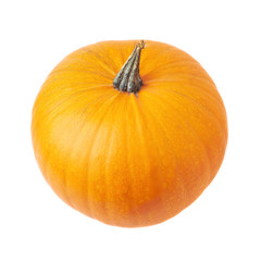 Orange pumpkin isolated