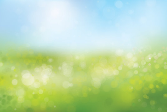 Vector blurred nature background.
