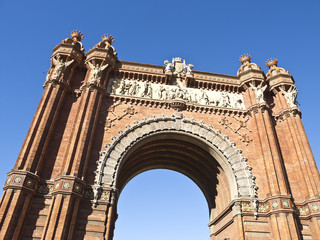 Obraz premium Arch of triumph, Barcelona