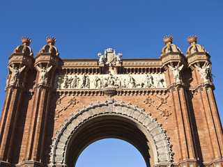 Obraz premium Arch of triumph, Barcelona