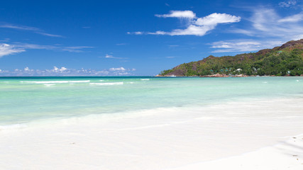 Fototapeta na wymiar beach with white sand