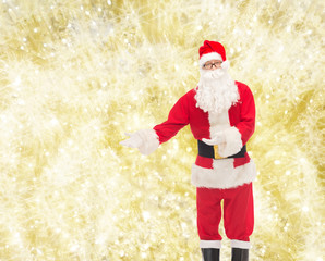 man in costume of santa claus