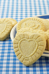 Heart Shaped Shortbread Biscuits