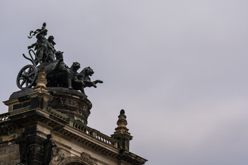 Quadriga auf der Semperoper