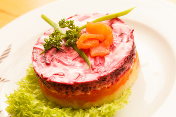 salad with beet