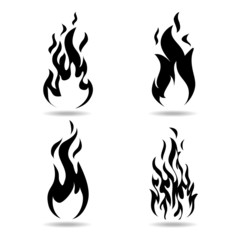 Collection of fire icons