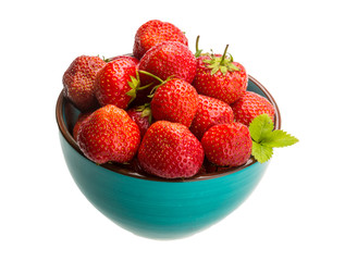 Strawberry in the bowl