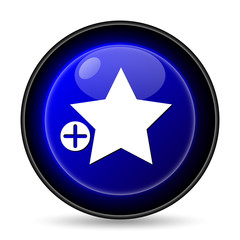 Obraz premium Add to favorites icon