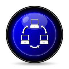 Computer network icon