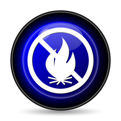 Fire forbidden icon