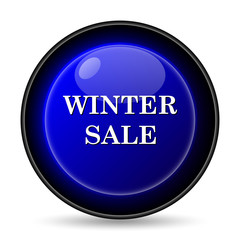 Winter sale icon