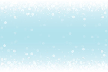 background of snowflakes