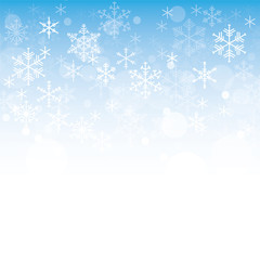 background of snowflakes