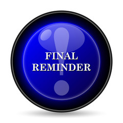 Final reminder icon