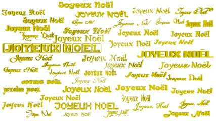 Joyeux Noël Multi - jaune