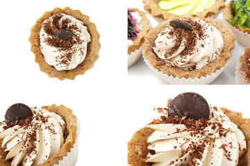 cupcake with chocolate flavor