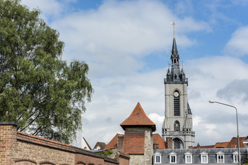 Fototapeta na wymiar The belfry of Tournai, Belgium.