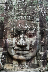 Lächelndes Gesicht in Bayon