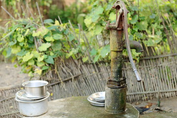 Old water pump. Patihani-Nepal. 0794