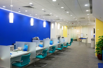customer service room interior